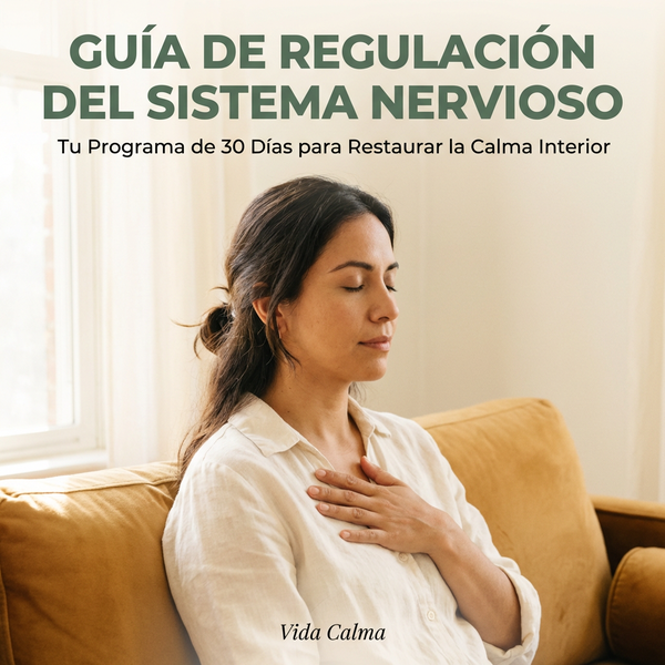 Guía de Regulación del Sistema Nervioso — Cuaderno de trabajo de 87 páginas por Vida Calma
