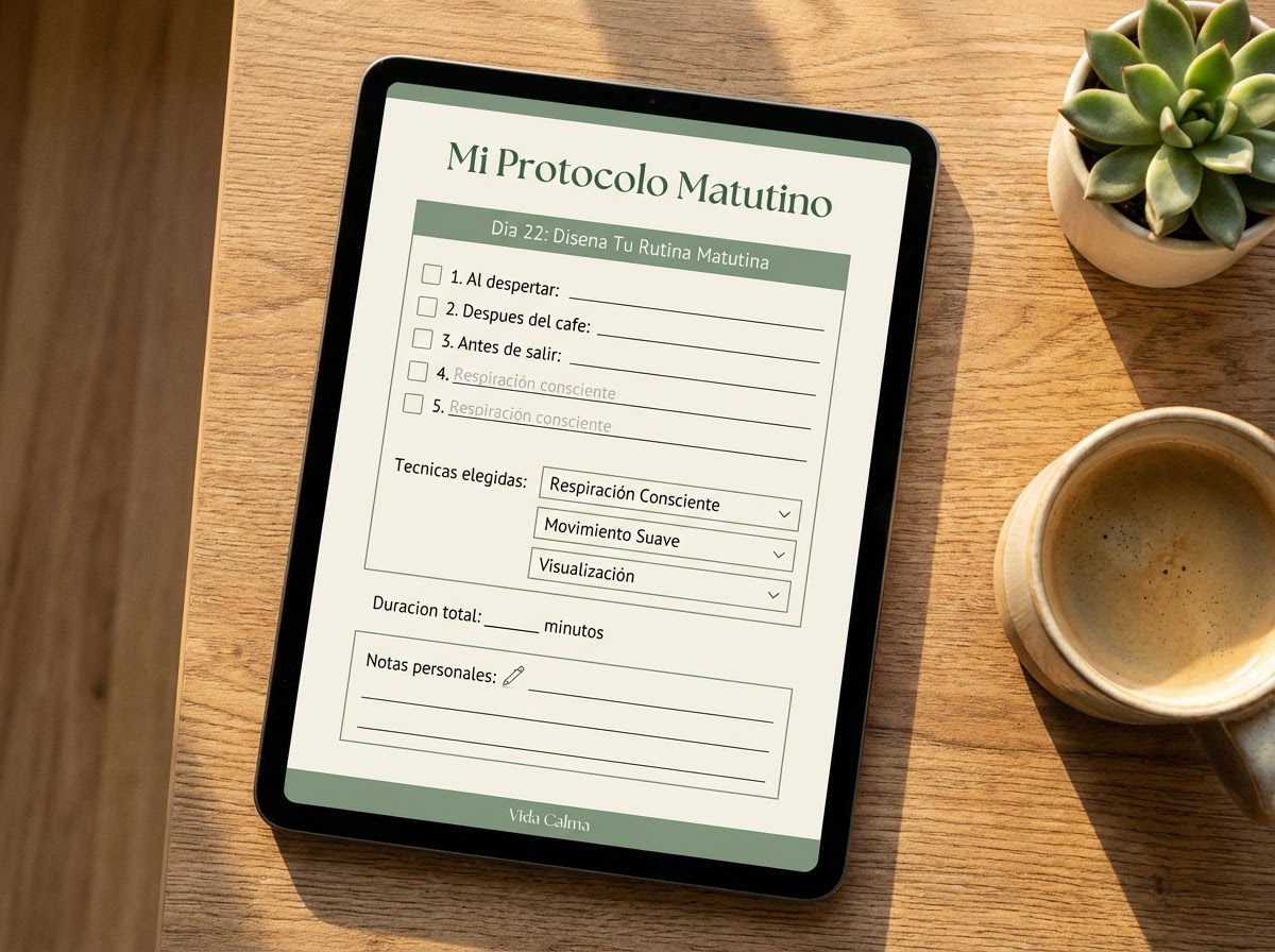 Protocolo personalizado de regulación matutino y nocturno